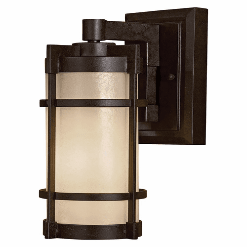 Andrita Court 1-LT Outdoor Wall Mount - Textured French Bronze - 72022-A179