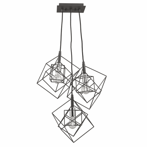 Artcraft Artistry Chandelier - Matte Black & Harvest Brass - AC11118PN