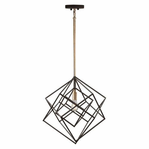 Artcraft Artistry Pendant - Matte black & Satin brass - AC11111