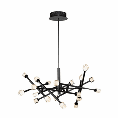 Artcraft Batton 27W LED Pendant - Black - AC6641BK