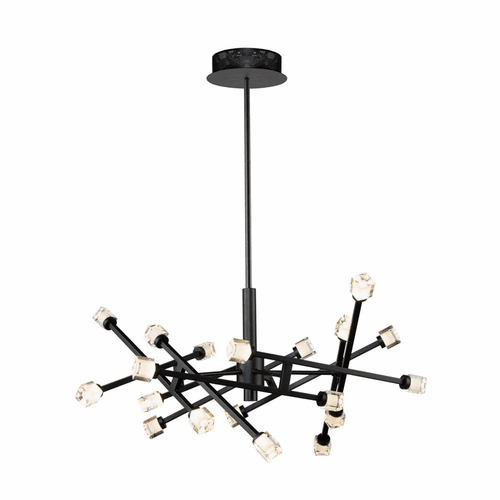 Artcraft Batton 27W LED Pendant - Black - AC6641BK