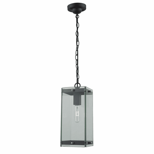 Artcraft Bradgate Outdoor Pendant - Matte Black & Harvest Brass - AC8145BK