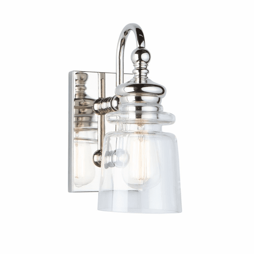 Artcraft Castara 1 Light Wall Light - Polished Nickel - AC11591PN