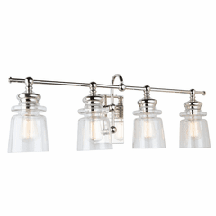 Artcraft Castara 4 Light Wall Light - Polished Nickel - AC11594PN