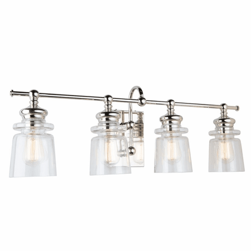Artcraft Castara 4 Light Wall Light - Polished Nickel - AC11594PN