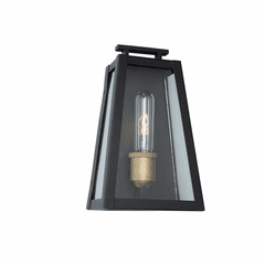 Artcraft Charlestown Medium Outdoor 1-LT Wall Light - Black, Gold - AC8107BK Artcraft Charlestown Medium Outdoor 1-LT Wall Light - Black, Gold - AC8107BK