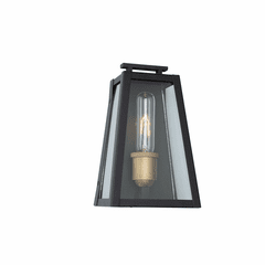 Artcraft Charlestown Small Outdoor 1-LT Wall Light - Black, Gold - AC8106BK Artcraft Charlestown Small Outdoor 1-LT Wall Light - Black, Gold - AC8106BK