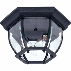Artcraft Classico Outdoor Ceiling Light - Black - AC8096BK