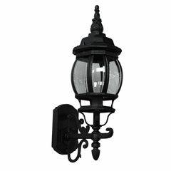 Artcraft Classico Outdoor Wall Light - Black - AC8090BK