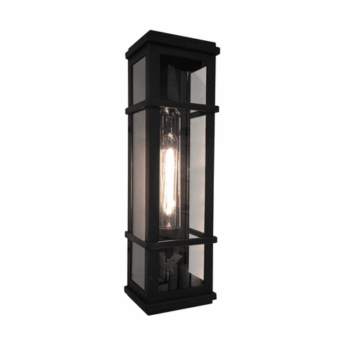 Artcraft Granger Square Post Light - Black - SC13112BK