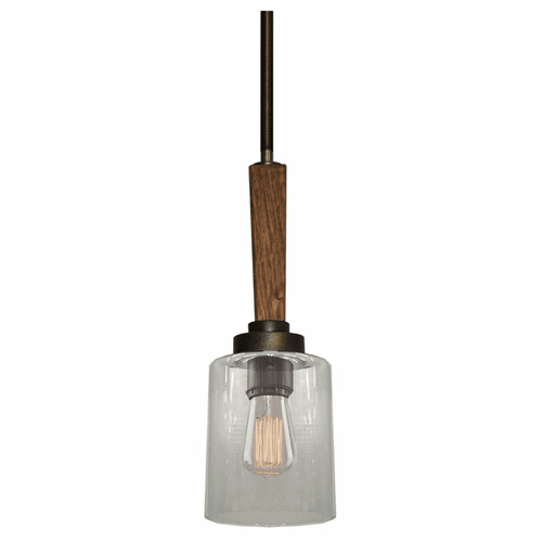 Artcraft Legno Rustico Pendant - Burnished Brass - AC10141BB
