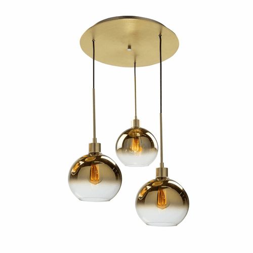 Artcraft Morning Mist 3 Light Pendant - Gold - SC13283GD