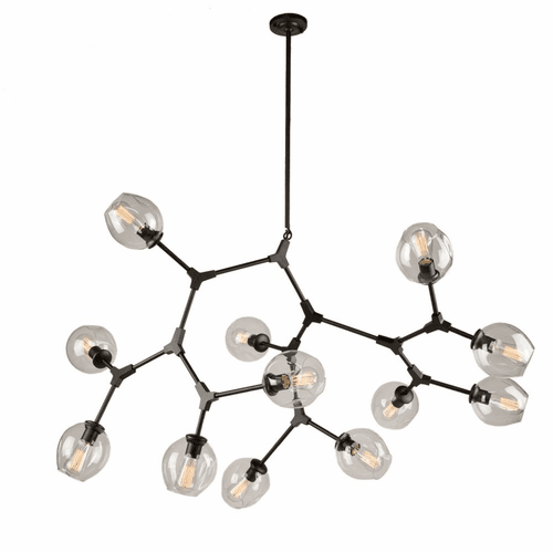 Artcraft Organic Chandelier - Black - JA14022BK