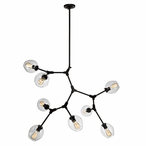 Artcraft Organic Chandelier - Black - JA14028BK
