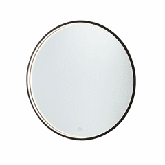 Artcraft Reflections LED Mirror - Matte Black - AM319