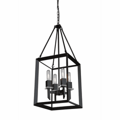 Artcraft Vineyard Chandelier - Matte Black - AC10064