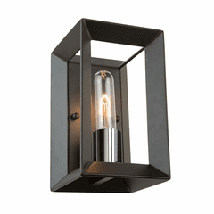 Artcraft Vineyard Wall Light - Black & Chrome - AC10060BC