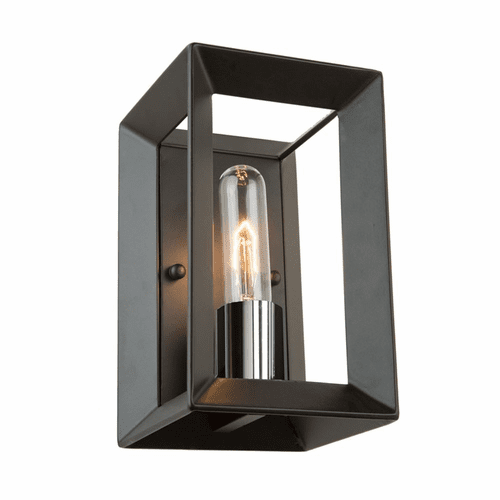 Artcraft Vineyard Wall Light - Black & Chrome - AC10060BC