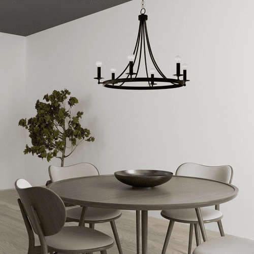 Austin Allen & Co Tempe 6-Light Chandelier - AA1005BI