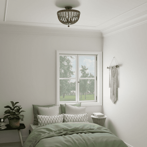 Austin Allen & Co Handley 3-Light Semi-Flush - 9A122A