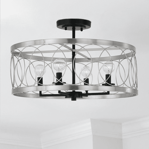 Austin Allen & Co Madeline 4-Light Semi-Flush - AA1002BT