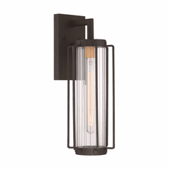 Avonlea 1-LT Outdoor Wall Light - Black W/Gold - 72733-66G