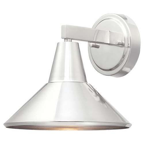 Bay Crest 1-LT Wall Mount - Brushed Stainless Steel - 72211-A144