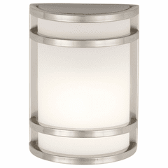 Bay View 1-LT Wall Mount - Brushed Stainless Steel - 9801-144 Bay View 1-LT Wall Mount - Brushed Stainless Steel - 9801-144