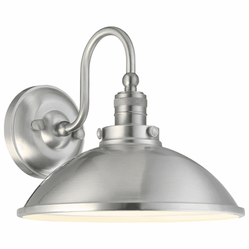 Baytree Lane 1-LT Outdoor Wall Mount - Brushed Stainless Steel - 71169-A144-L