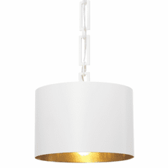 Brian Patrick Flynn for Crystorama Alston 1 Lt Matte White Mini Chandelier - 8683-MT-GA