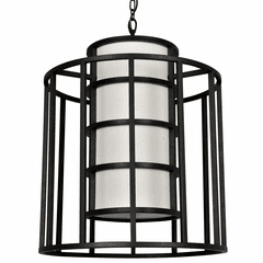 Brian Patrick Flynn for Crystorama Hulton 6 Light Matte Black Chandelier - 9597-MK