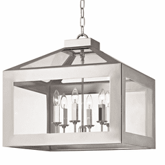 Brian Patrick Flynn for Crystorama Hurley 4 Lt Polished Nickel Chandelier - 6056-PN