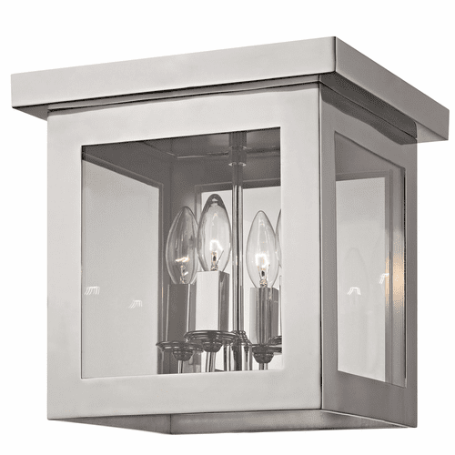 Brian Patrick Flynn for Crystorama Hurley 4Lt Polished Nickel Ceiling Mount - 6050-PN