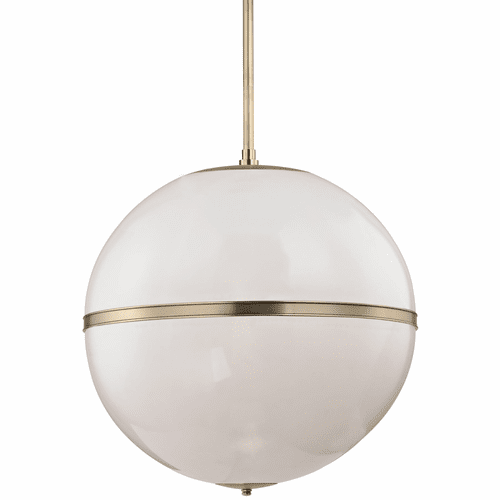 Brian Patrick Flynn for Crystorama Truax 3 Light Aged Brass Chandelier - 2030-AG