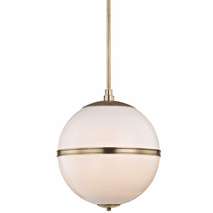 Brian Patrick Flynn for Crystorama Truax 3 Light Aged Brass Mini Chandelier - 2016-AG