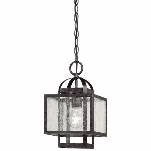 Camden Square 1-LT Mini Pendant - Aged Charcoal - 4879-283