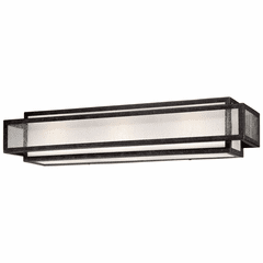 Camden Square 3-LT Bath Light - Aged Charcoal - 4873-283