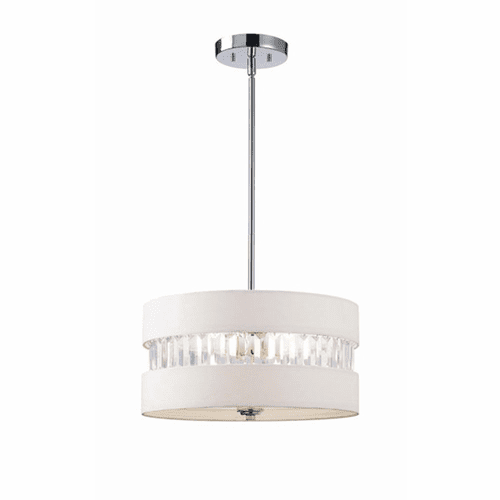 Canarm Ballard 3-LT Rod Chandelier - Chrome - ICH426A03CH16