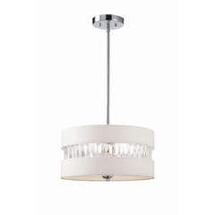 Canarm Ballard 3-LT Rod Chandelier - Chrome - ICH426A03CH16
