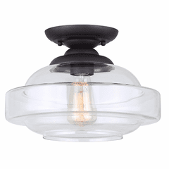 Canarm Chicago 1 Bulb Flushmount - Oil Rubbed Bronze - IFM459B13ORB Canarm Chicago 1 Bulb Flushmount - Oil Rubbed Bronze - IFM459B13ORB