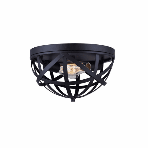 Canarm Gigi 2-LT Flush Mount - Black - IFM567A13BK-C