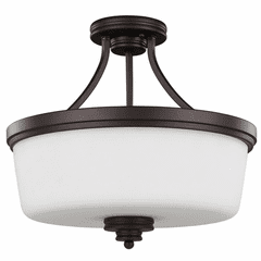Canarm Jackson 3-LT Semi-Flush - Oil Rubbed Bronze - ISF286A03ORB