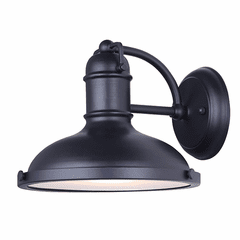 Canarm Marcella 1-LT Outdoor Wall Light - Black - IOL322BK