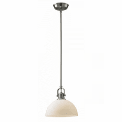Canarm Rowan 1-LT Rod Pendant - Brushed Nickel - IPL177B01BN