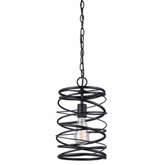 Canarm Ryland 1-LT Pendant - Black - IPL411B01BK