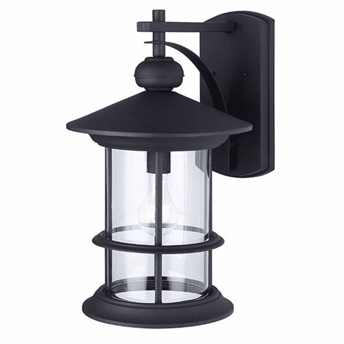 Canarm Treehouse 1-LT Outdoor Wall Light - Black - IOL314BK