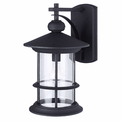 Canarm Treehouse 1-LT Outdoor Wall Light - Black - IOL314BK