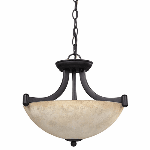 Canarm Warren 3-LT Chandelier - Rubbed Antique - ICH375A03RA14