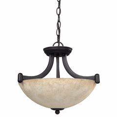 Canarm Warren 3-LT Chandelier - Rubbed Antique - ICH375A03RA14
