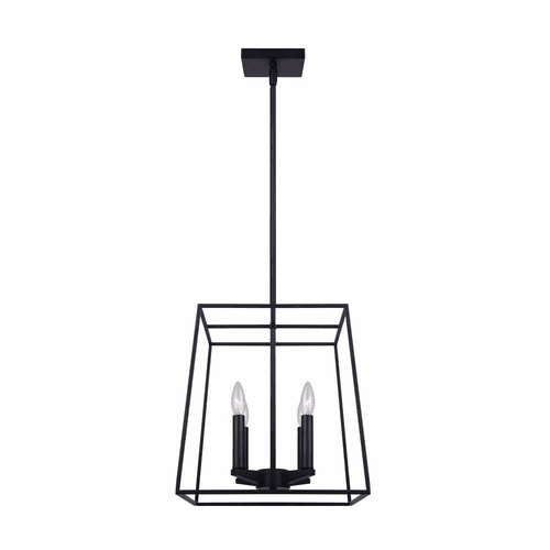 Canarm Wexford 4-LT Chandelier - Black - ICH763A04BK14